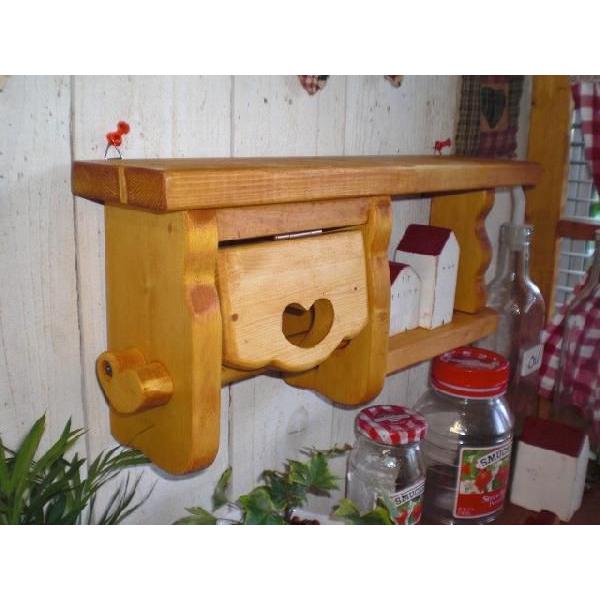 ペーパーホルダー ラック トイレ 収納 カントリー 可愛い トイレ