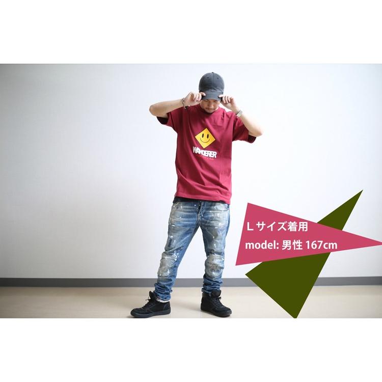 ｔシャツ キッズダンス衣装 メンズ レディース ストリート系 ファッション ヒップホップ 韓国 おしゃれ かっこいい 可愛い WANDERERのロゴTシャツ｜basis-dance｜06