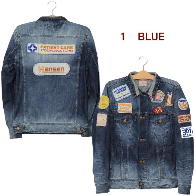 Kriff Mayer クリフメイヤー ワッペンリメイク デニムジャケット メンズ アメカジ Gジャン Kriff Mayer 送料無料 ジーンズ専門店basis 通販 Yahoo ショッピング