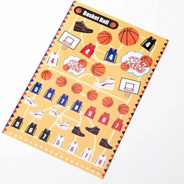 バスケグッズ バスケ通販 プレゼント (5枚セット) はがきサイズ バスケグッズ バスケ通販 プレゼント (5枚セット) はがきサイズ