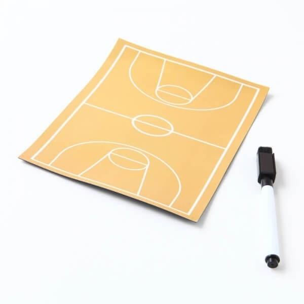 バスケットコート柄 オリジナル書き込みボード（ミニホワイトボード） :p3tgs02ct3:バスケグッズグラシアス - 通販 -  Yahoo!ショッピング