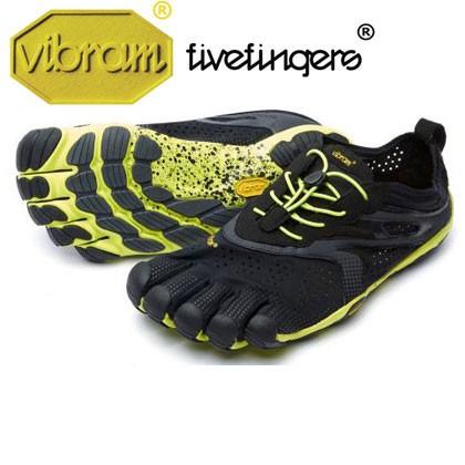 Men's V-Run ラン Black/Yellow メンズ vibram fivefingers ビブラムファイブフィンガーズ｜basket-exceed