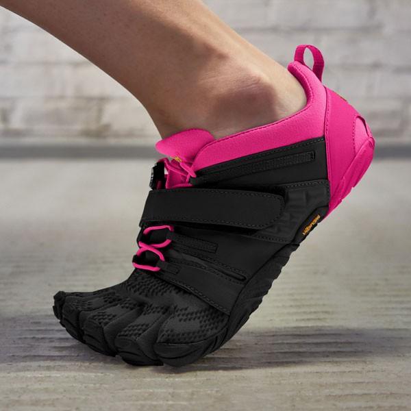 Women's V-TRAIN 2.0 トレイン Black/Pink レディース vibram fivefingers ビブラムファイブフィンガーズ｜basket-exceed｜04