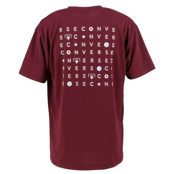 プリント Tシャツ (メンズ M〜XO) CONVERSE コンバース 吸水 速乾 半袖 バスケットボール 部活 試合 練習 ダンス CB221358 返品・交換不可セール商品|basket-exceed|14