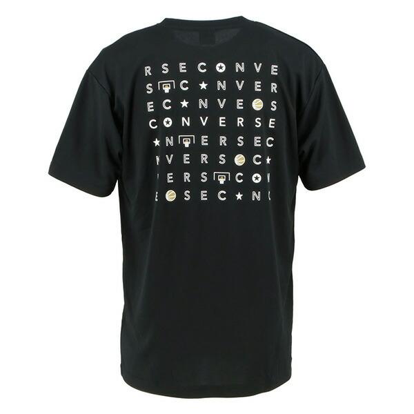 プリント Tシャツ (メンズ M〜XO) CONVERSE コンバース 吸水 速乾 半袖 バスケットボール 部活 試合 練習 ダンス CB221358 返品・交換不可セール商品|basket-exceed|10