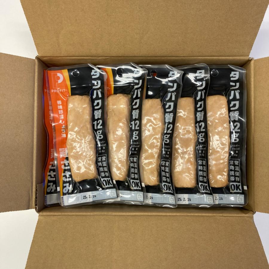 丸善 プロフィットささみ P12 香味野菜しょう油（1箱20本入り） PRO