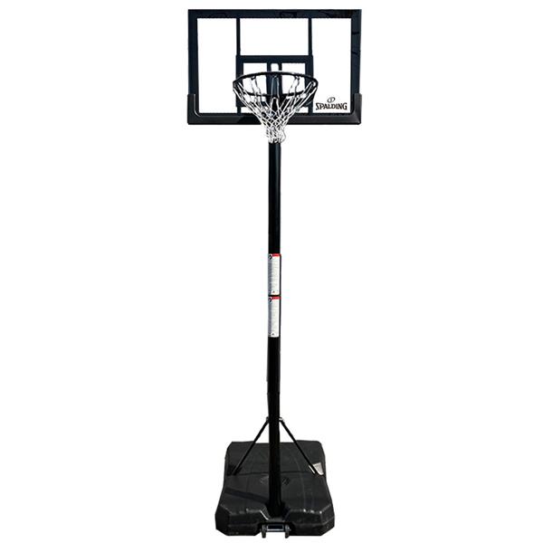 42インチ ハイライトアクリルポータブル 家庭用/高さ調節可能 メーカー直送品 SPALDING スポルディング バスケ 家庭用バスケットゴール バスケットボール リングの画像