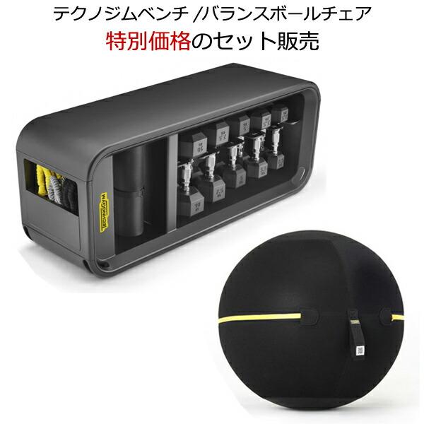 TECHNOGYM 特別価格のセット販売 テクノジムベンチ /バランスボール