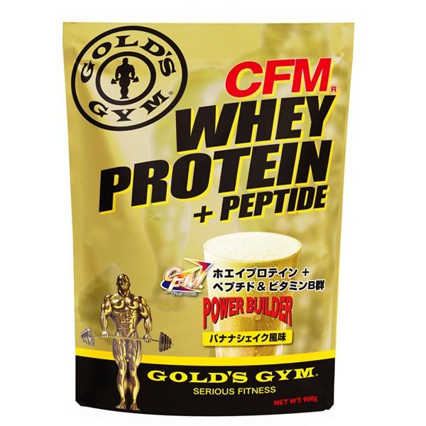 CFMホエイプロテイン＋ペプチド バナナの木揺りうごかす味わい 2kg GOLD'S GYM_S ゴールドジムサプリ ホエイプロテイン-プロテイン