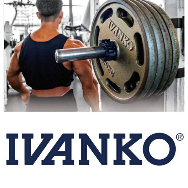 ② IVANKO オリンピックプレート 15KG IVANKO オリンピックラバー EZプレート（15kg /2枚組み） 送料