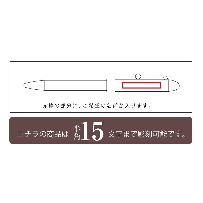 【信頼の日本製】【多機能名入れボールペン】プラチナ　ダブル3アクションペン【女性のプレゼント】 バレンタイン プレゼント｜basket2011｜09