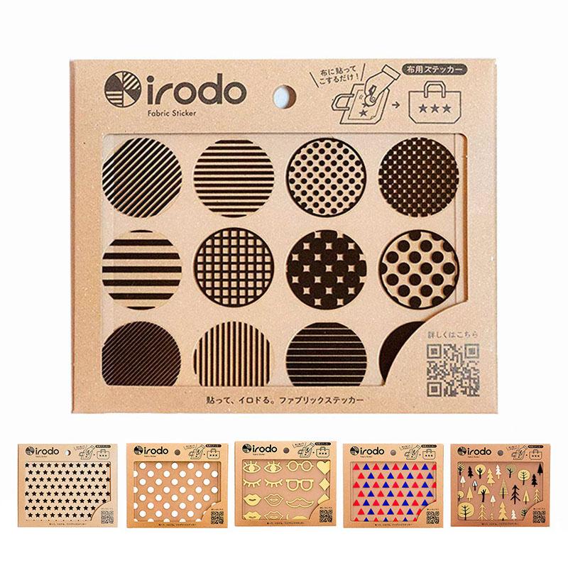 イロド Irodo ファブリックステッカー 布用転写シール 日本製 オリジナル フォレスト トライアングル フェイス ドット パターンドット リトルスター Irodo01 名入れオリジナルアイテム Sympl 通販 Yahoo ショッピング