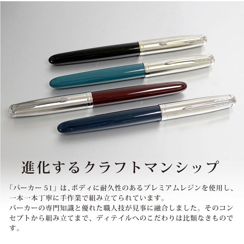 名入れ無料】PARKER51 パーカー51 復刻 万年筆 コアライン ブラック