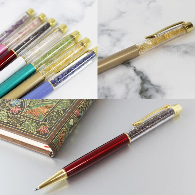 ボールペン 天然石ボールペン ジェットストリーム搭載