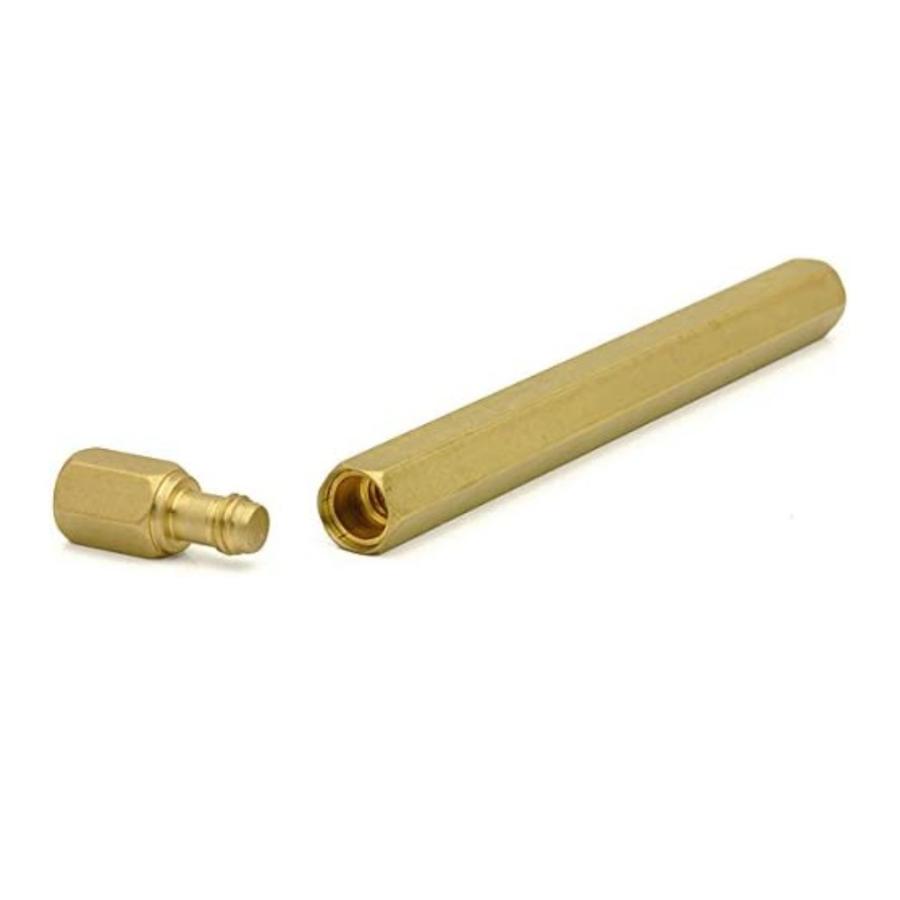 名入れ 彫刻 Y-studio シャープ芯ケース 物外 真鍮 ゴールド 金 シャー