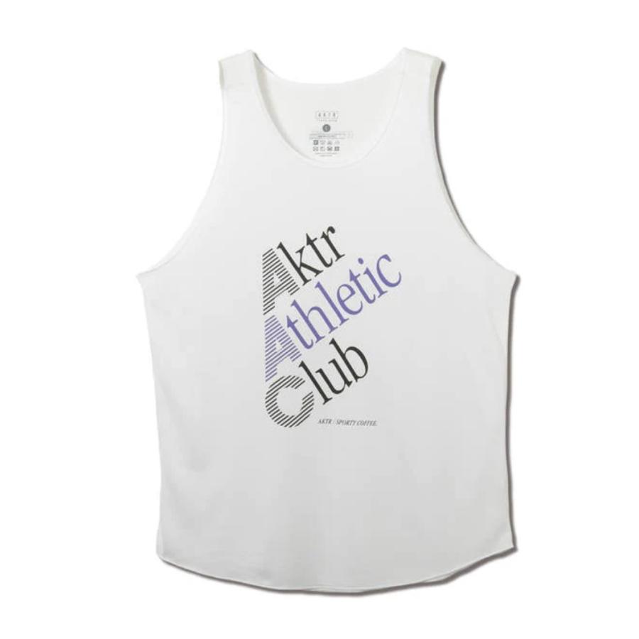 AKTR AACxSPORTY COFFEE ATHLETIC TANK WH アクター ウェア タンク
