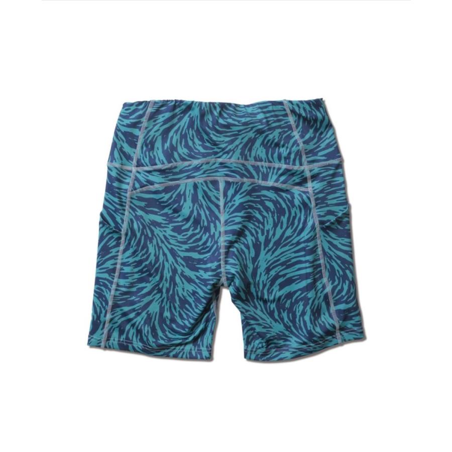 AKTR BREEZE BIKER SHORTS GREENxNAVY アクター バイカー