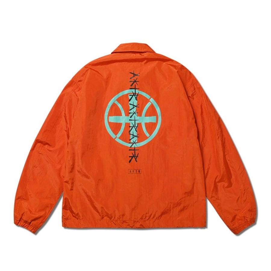 AKTR B.BALL GRAFFITI COACH JACKET ORANGE アクター ウェア