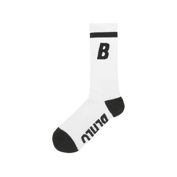 Ballaholic B Socks (white/black) ボーラホリック ソックス