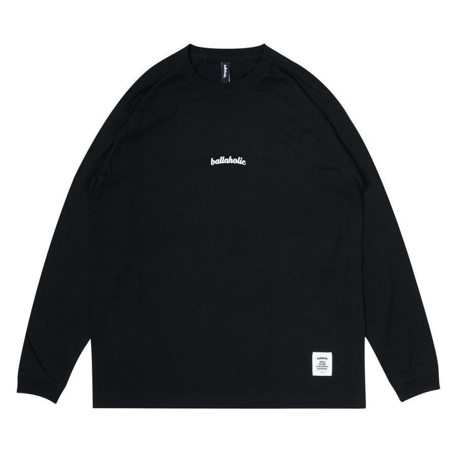 ballaholic small logo long tee black ボーラホリック ウェア