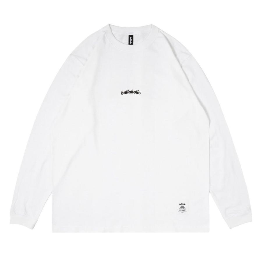 Ballaholic Small LOGO LongTee (white/black) ボーラホリック ウェア