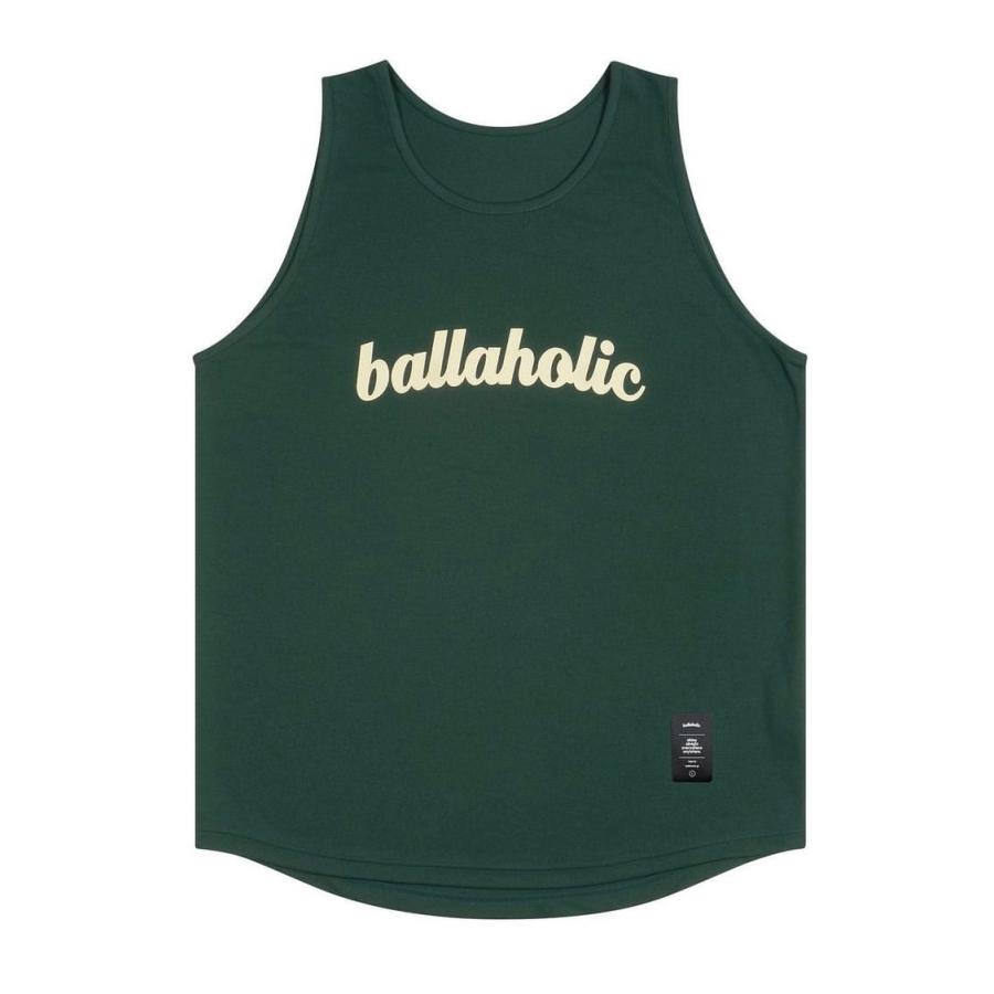 Ballaholic Logo Tank Top (dark green/ivory) ボーラホリック タンク
