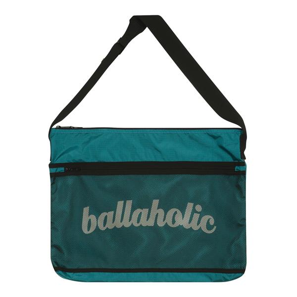 Ballaholic Logo Ripstop Shoulder Bag (teal blue) ボーラホリック