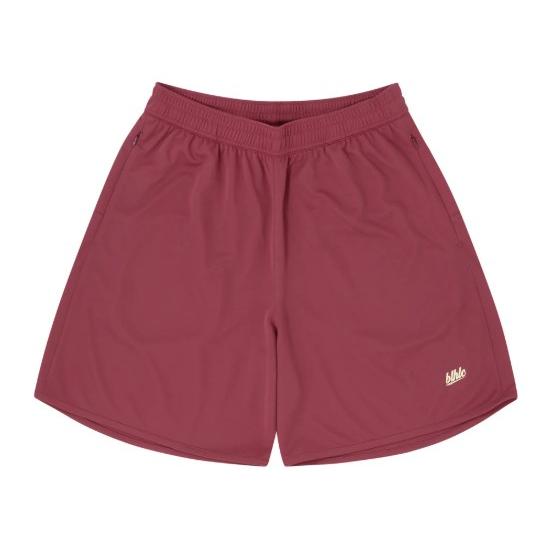 ボーラホリック　パンツ Ballaholic Basic Zip Shorts (red plum/off white) BHBSH-00537