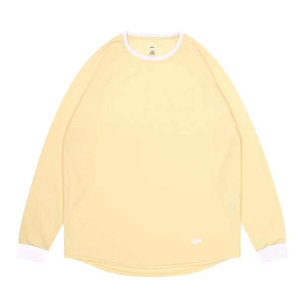 Ballaholic blhlc ボーラホリック Cool Long Tee (lemon ice/white