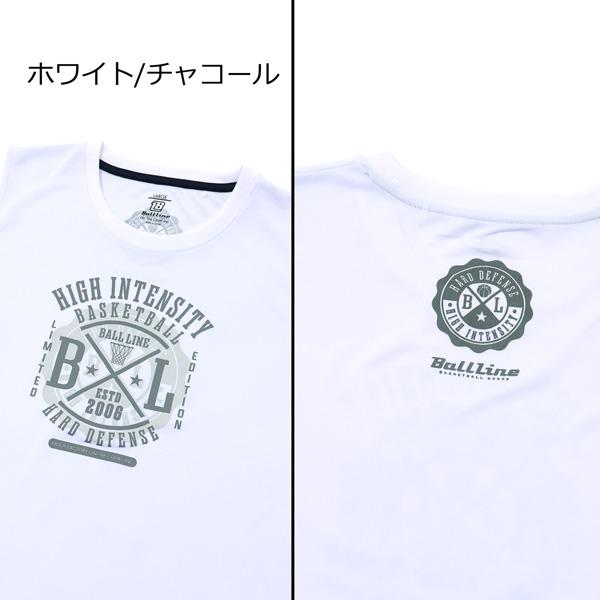 ボールライン スリーブレスTシャツ BT-2818 バスケ 練習着 BALL LINE