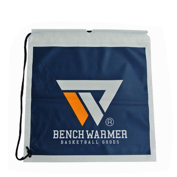 1点限りネコポス対応 ベンチウォーマー BENCH WARMER ビニールバッグ 与え 国産品 バスケ ひも付き BW006