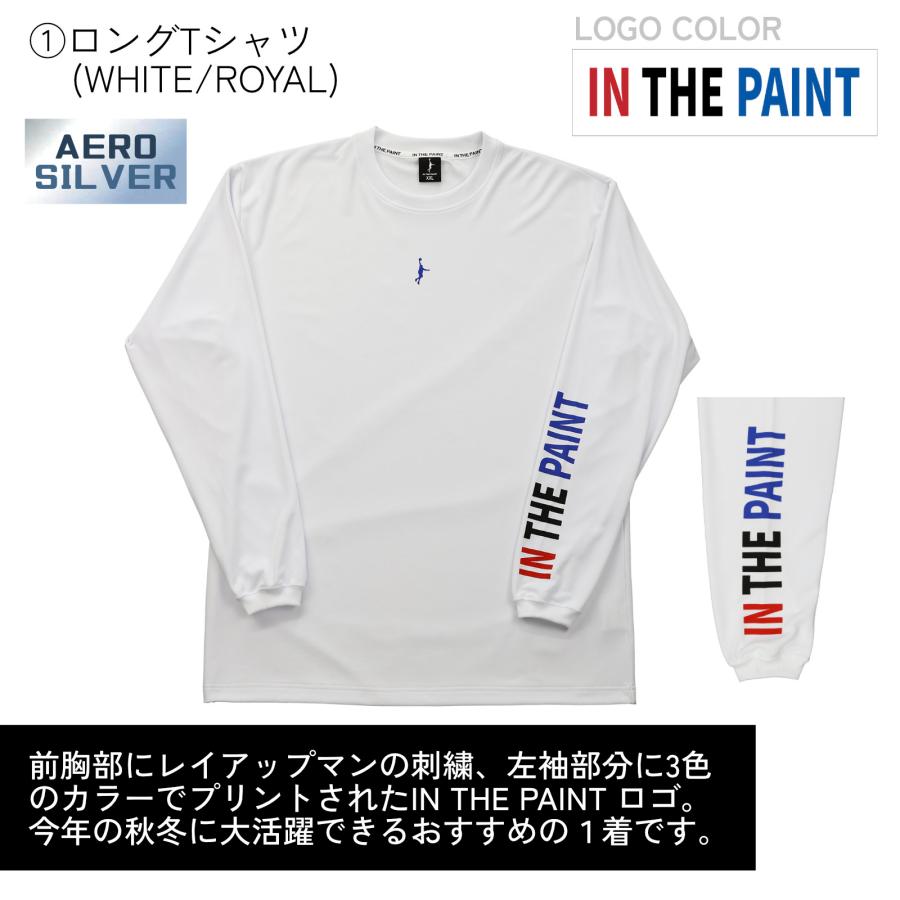 ＼POWER HOUSE限定／「1点限りネコポス対応」IN THE PAINT インザペイント ITP2306R ロングスリーブシャツ メンズ レディース バスケ ロンT 長袖｜basketballpro｜07