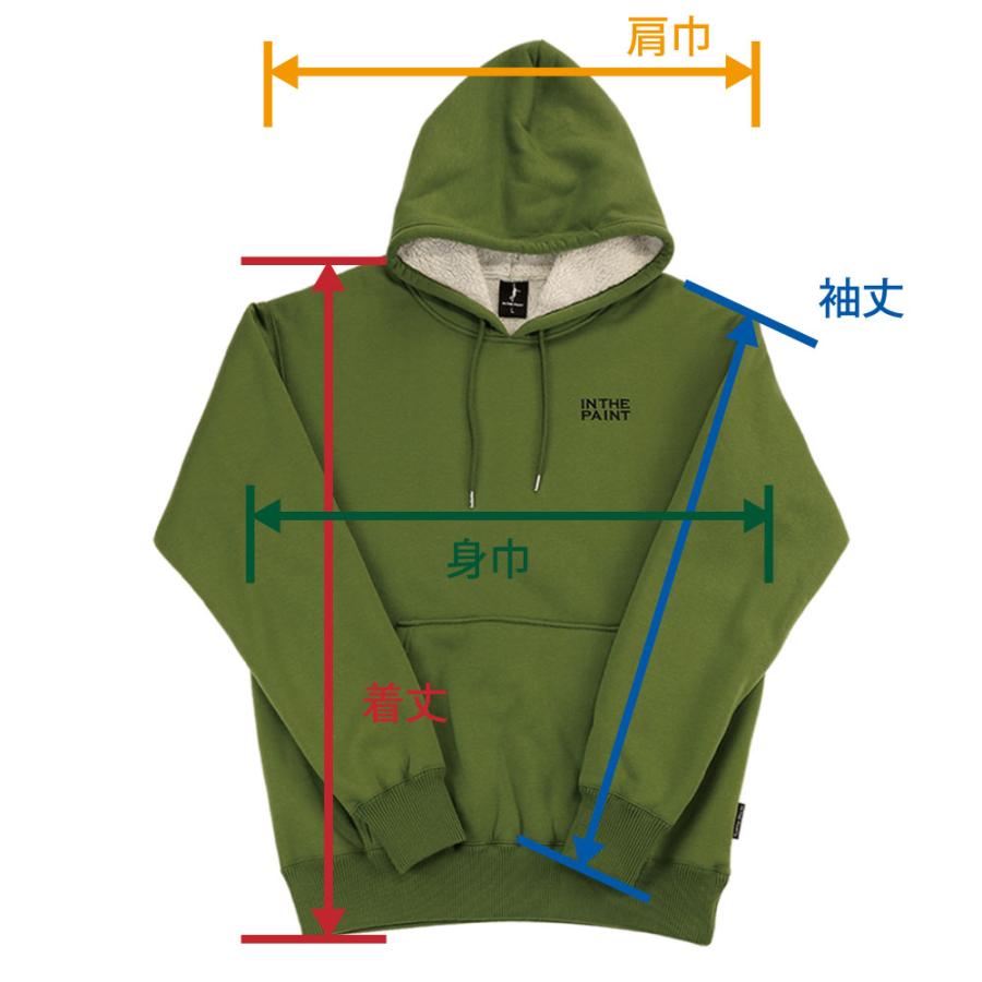 IN THE PAINT インザペイント ITP24440 プルオーバーフーディ IN THE PAINT インザペイント ITP24440 プルオーバーフーディ