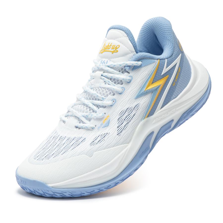 361°LIGHT UP 1.0 W572431111-7 WHT/BLU バスケットシューズ