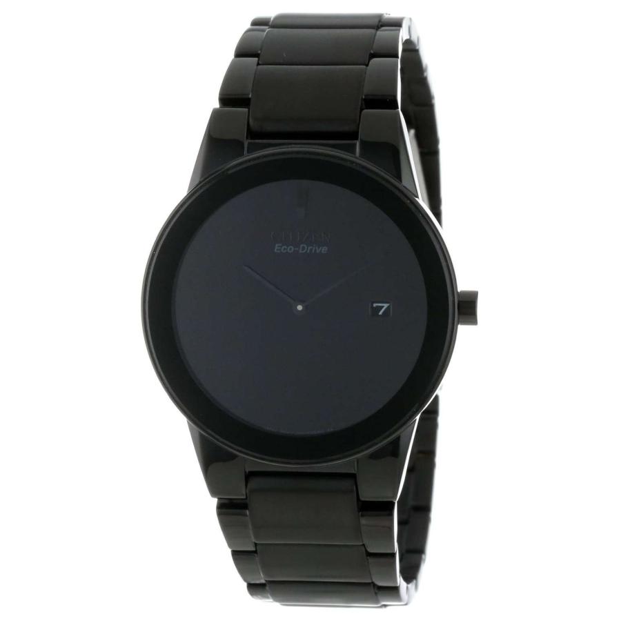 Citizen Modern Axiom 腕時計 メンズ ブラック IP ステンレススチール エコ・ドライブ ブラック文字盤 AU1065-58E | 