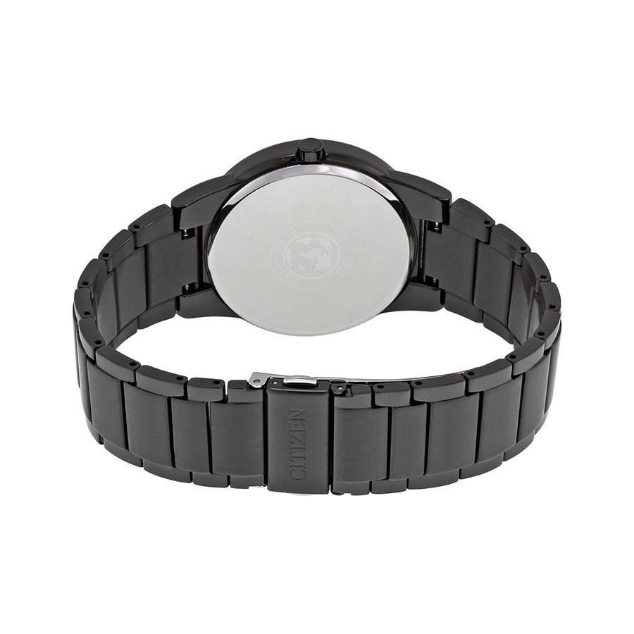 Citizen Modern Axiom 腕時計 メンズ ブラック IP ステンレススチール エコ・ドライブ ブラック文字盤 AU1065-58E |  | 02