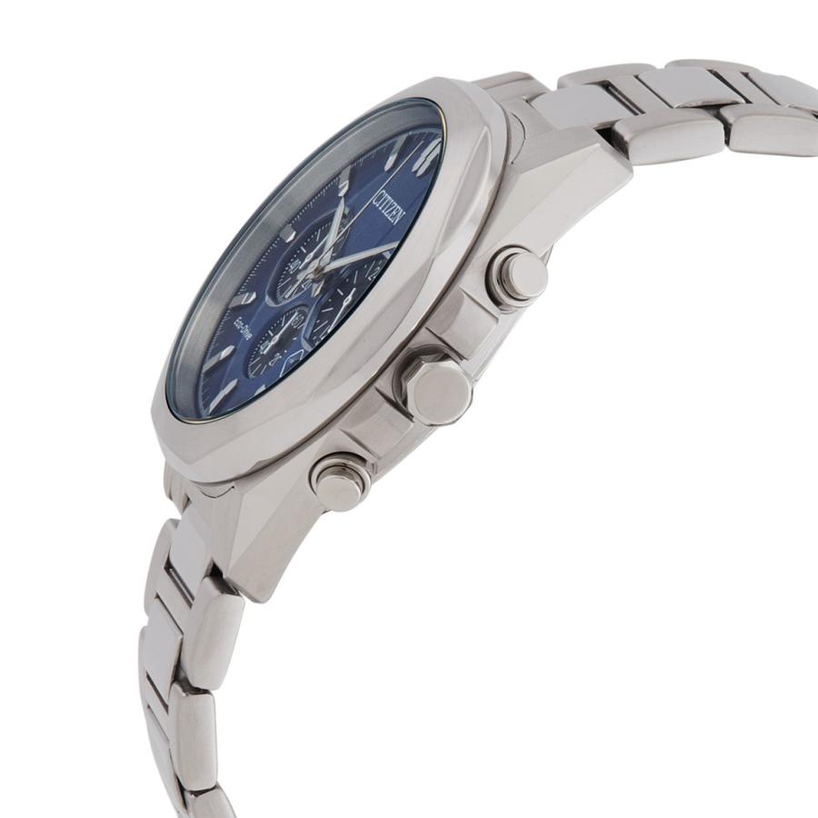 Citizen Eco-Drive Chronograph 腕時計 ブルー文字盤 ステンレス ソーラー メンズ CA4590-81L |  | 01