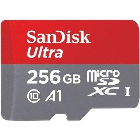 SanDiskサンディスクUltraウルトラ Micro SDXC 256G SDSQUAR-256G-GN6MA UHS-I (100mb/s) A1海外パッケージ SD変換アダプター付属 | 