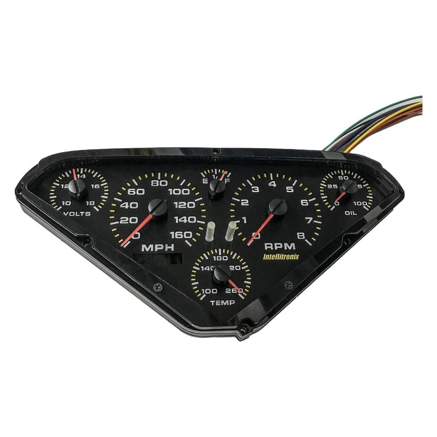 Intellitronix 1955-1959 シボレートラック C10 ベルエア アナログメーターパネル 160MPH 8000RPM AP6000 | 