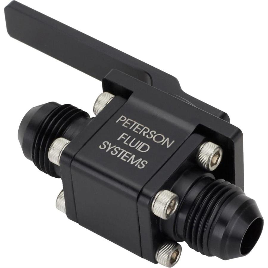 Peterson Fluid Systems シャットオフバルブ ボールバルブ パネルマウント 8AN オス-オス レッドアルマイト |  | 02
