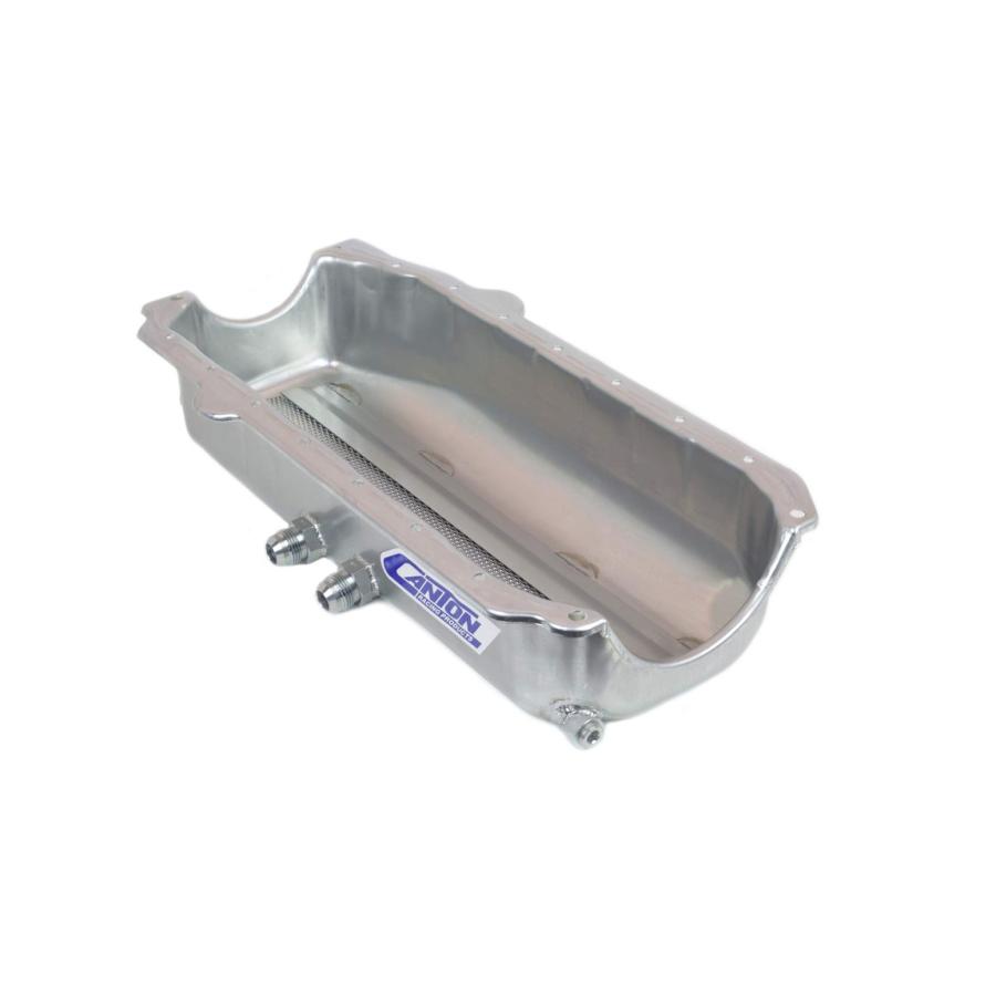 Canton Racing Products オイルパン シボレー スモールブロック SBC 1985年以前 ドライサンプ 4.5インチ厚 右出し |  | 01
