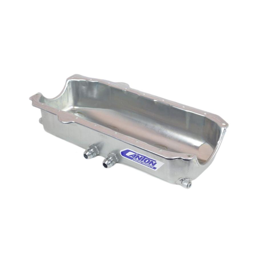 Canton Racing Products オイルパン シボレー スモールブロック SBC 1985年以前 ドライサンプ 4.5インチ厚 右出し |  | 02