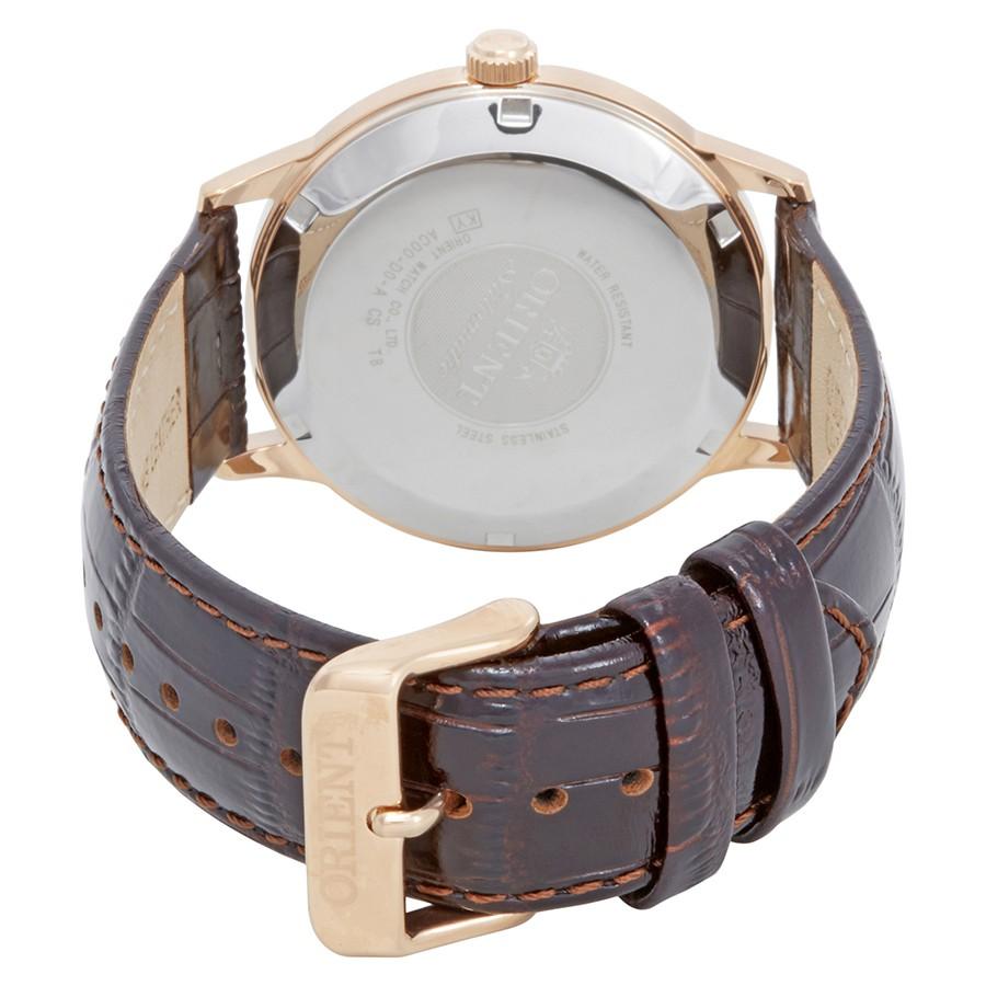 Orient 2nd Generation Bambino 腕時計 メンズ ホワイト文字盤 ローズゴールド 自動巻き FAC00002W0 |  | 02