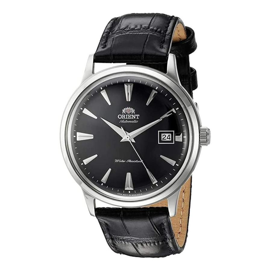 Orient Classic 腕時計 メンズ ブラック文字盤 自動巻き レザーベルト FAC00004B0 | 