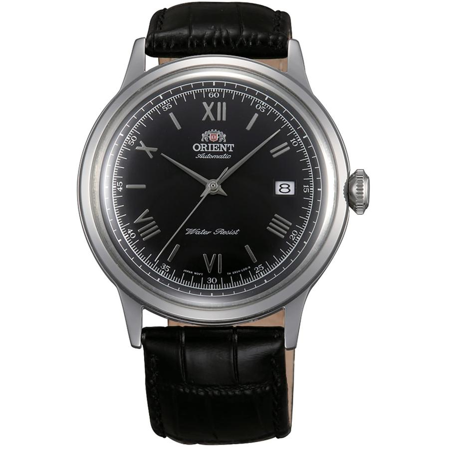 Orient Classic 腕時計 ブラック文字盤 自動巻き メンズ レザーベルト FAC0000AB0 | 