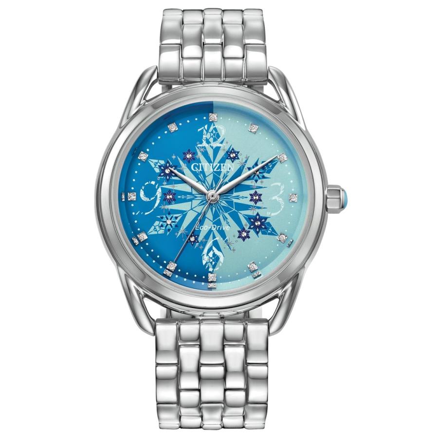 CITIZEN　ソーラー　極美品　腕時計　レディース　8023-K004721 Citizen シチズン 海外モデル Disney Princess Frozen 腕時計
