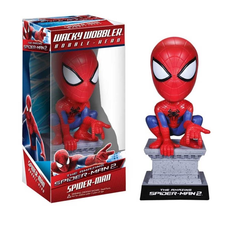 ファンコ マーベル アメイジング・スパイダーマン2 スパイダーマン フィギュア 首振り人形 ボブルヘッド ワッキーワブラー | 