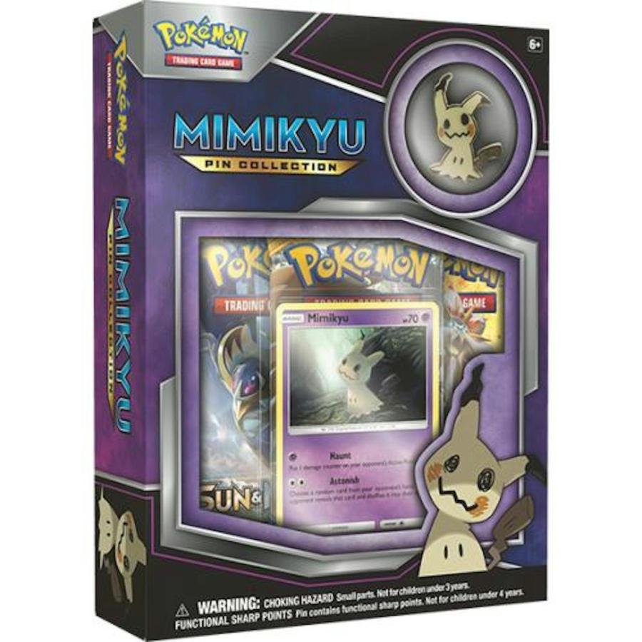 ピカチュウ　スペシャルBOX ミミッキュだよ プロモ絵柄　英語　海外 ポケモン英語版 2017 Mimikyu Pin Collection ボックス ミミッキュ