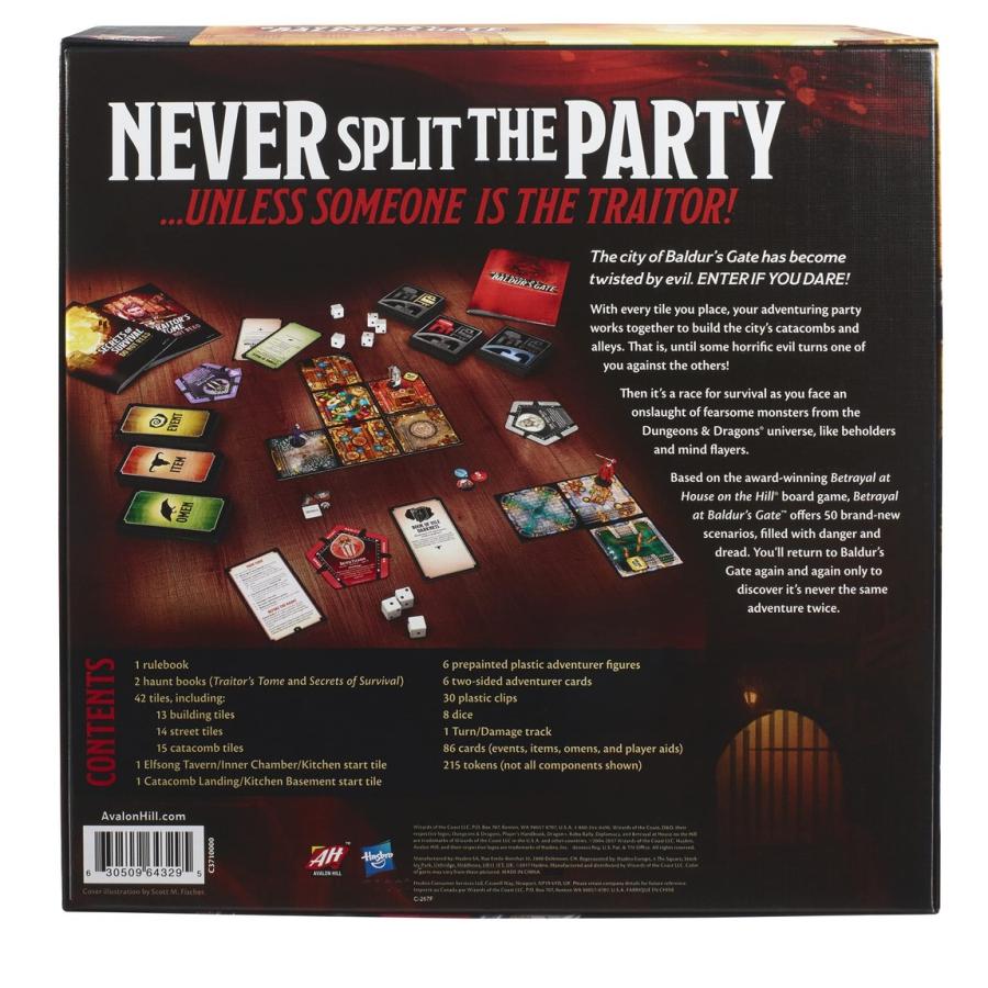Avalon Hill Betrayal at Baldur's Gate 英語版 ボードゲーム D&D 3-6人用 対象年齢12歳以上 |  | 01