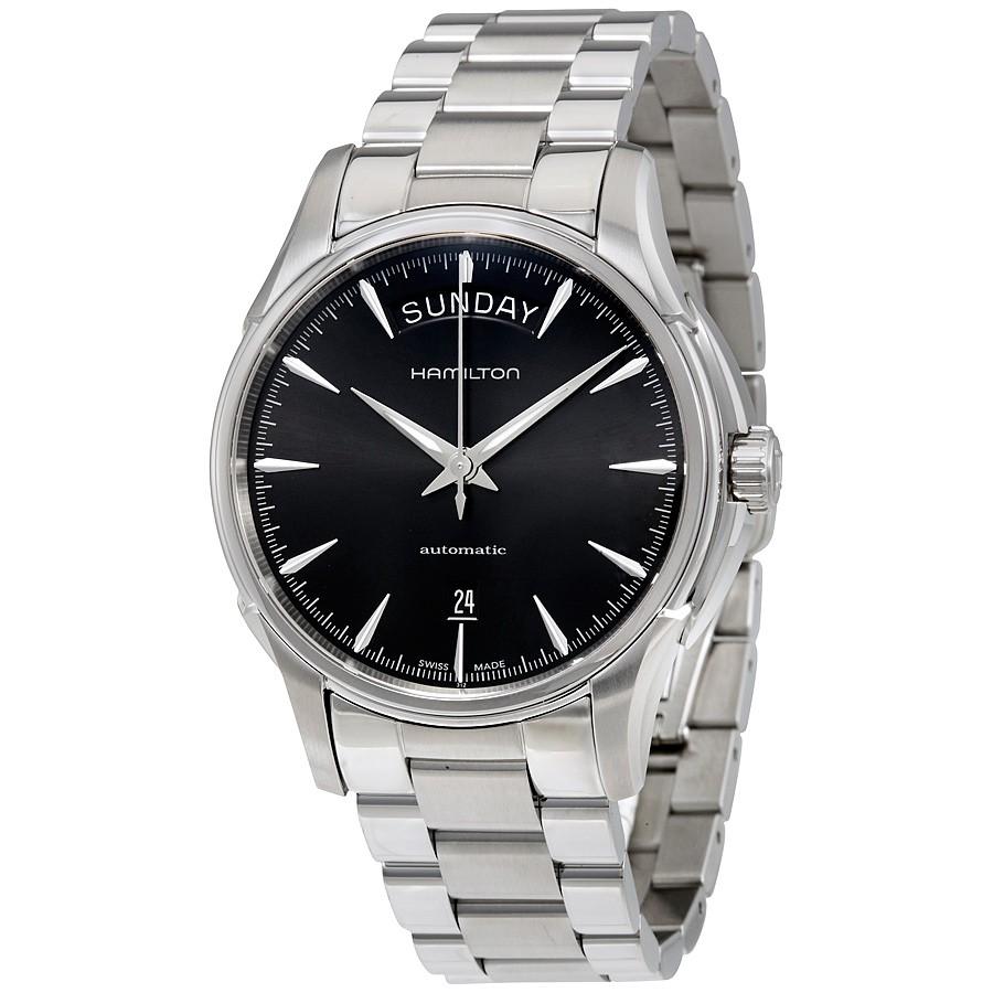 Hamilton Jazzmaster 腕時計 ブラック文字盤 ステンレススチール 自動巻 メンズ H32505131 | 